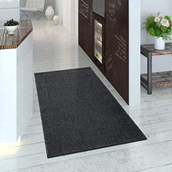 Tappeto liscio con decorazioni nere 120x170 cm - Paco Home