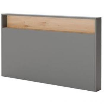 Cabecero de cama Oasis Dark Grey - Roble 140x120x16 Plykit