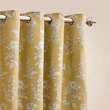 Wylder Nature Floral Jacquard Eyelet Curtains
