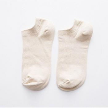 Calcetines tobilleros de algodón premium con doble aguja
