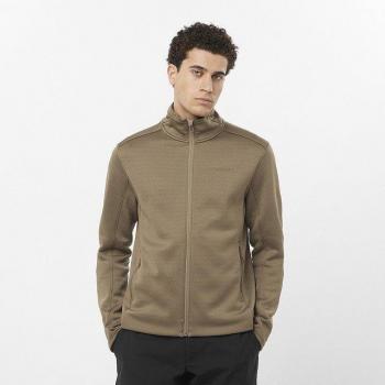 Veste Polaire Salomon Essential Zip Marron XL