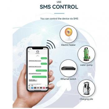 Interruptor Relé 4G con SMS y Temporizador