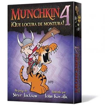 Munchkin 4 ¡Que locura de montura! - Juego de Mesa