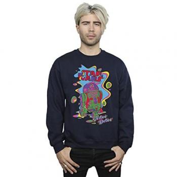Felpa Star Wars R2D2 Pop Art per Uomo