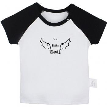 Ropa infantil de manga corta y estética artística