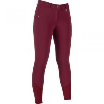 Livigno Pantaloni Equitazione Donna Silicone 46 Bordeaux