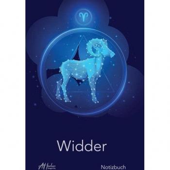 Herler Books(TM): Sternzeichen Widder Notizbuch | Designed by Alfred Herler