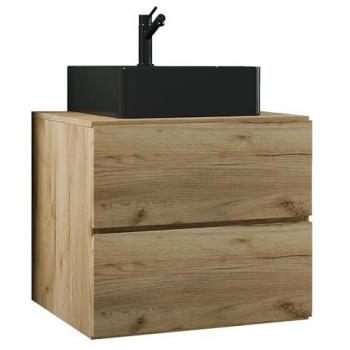 Mueble baño completo: lavabo doble + almacenamiento