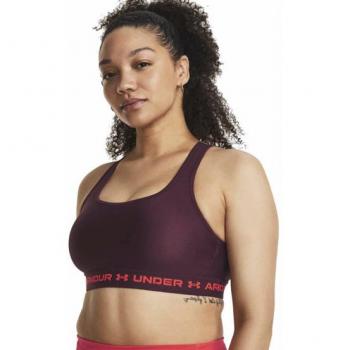 Under Armour Sport-BH Ua Crossback Mid Bra 1361034 Dunkelrot Größe L Damen