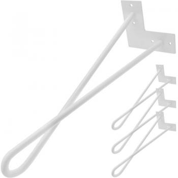 Primematik Tavolo Acciaio 41cm 4xBacchette Bianco