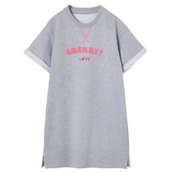 Robe légère en molleton fille gris chiné VERTBAUDET