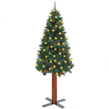 Mini Sapin Éclatant à Pommes de Pin VidaXL