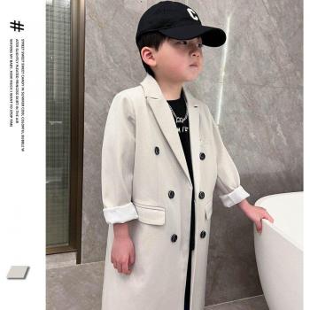 Manteau Long Printemps‑Automne 2022 – Garçon 2–10 ans
