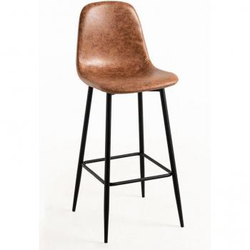 Taburete de Cocina Veki Polipiel Vintage - Camel