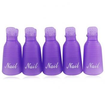 10PCS Acrylic Nail Soak Off Clips for Gel Polish Removal