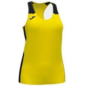 Joma Record II Damestanktop Geel/Zwart