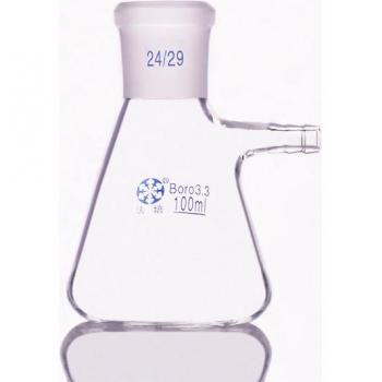 Frasco Lateral Filtrante 100 ml con Tubulatura Erlenmeyer