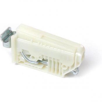 Barre ajustable blanche droite 65 × 20 mm