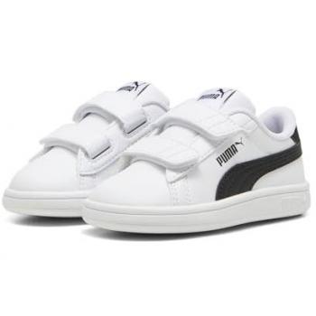 Puma unisex para niños. 39799301 Zapatillas Smash 3.0 Night blanco (21)
