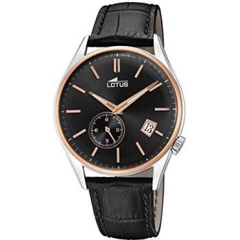 Lotus Homme Acier Cuir Noir 18356/3 – Montre sportive