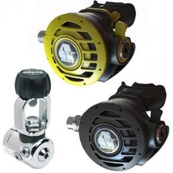 Erogatore APEKS AT Octopus Yoke Nero Kit