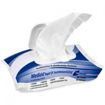 Meditrade® Desinfektionstücher Medizid rapid QF 1-lagig weiß, 80 Tücher weiß
