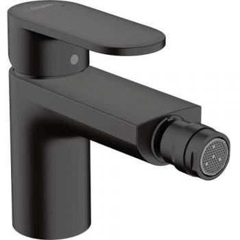 Hansgrohe Vernis Blend 71210670 Bidetmischer mit Zugstangen-Ablaufgarnitur schwarz matt
