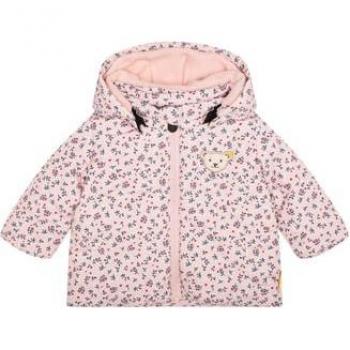Steppjacke ENCHANT FOREST FLOWER in silver pink