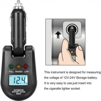 LCD Batterieprüfer für Autos