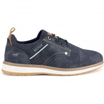 Dunkelblaue Halbschuhe Mustang 4197‑303