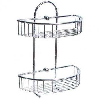 MAURER 5421220 Cesto sospeso in acciaio 2 altezze 27x15x37 cm
