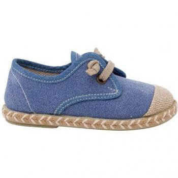 Zapatos de Cordones Niño Pisamonas con Puntera de Yute