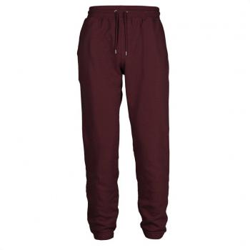 Sportliche Jogginghose Bunt Standard Ökologisch Oxblood Rot