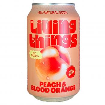 Gut‑Friendly Peach & Blood Orange Seltzer