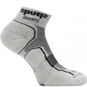 Calcetines de Running Spuqs Gris Oscuro con Cushion