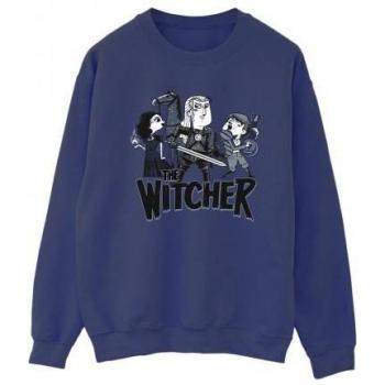 Sudadera de la Franja Witcher Masculina en Color Blanco