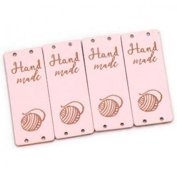 20Pcs Knitted Hat Leather Tags