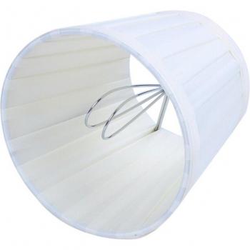 Light Yellow Fabric Chandelier Clip-On Lampshade