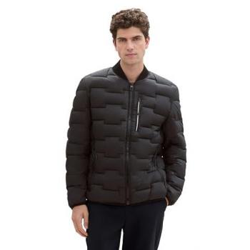 TOM TAILOR Stepp-Bomberjacke ohne Kapuze - Schwarz