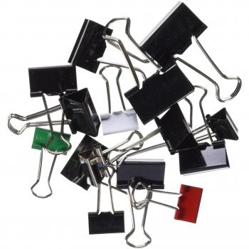 Maulys Fold-back Paper Clips Assorted Sizes Pack of 50