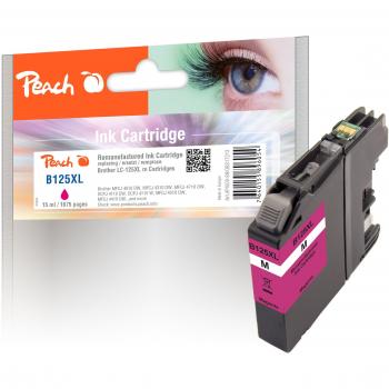 Peach Tinte Brother LC-125/7 XL BK, C, M, Y (M)