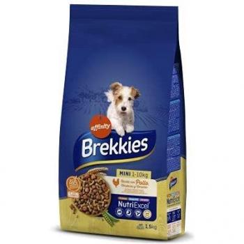 1.5 kg Affinity Brekkies Mini Frango ração para cães