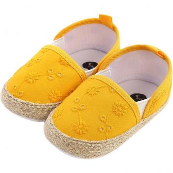Citgeett Baby Krippenschuhe mit Blumenstickerei