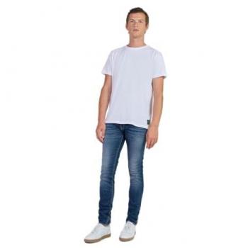 Pantalon Denim Droit 800/12 Regular Bleu Thor 34