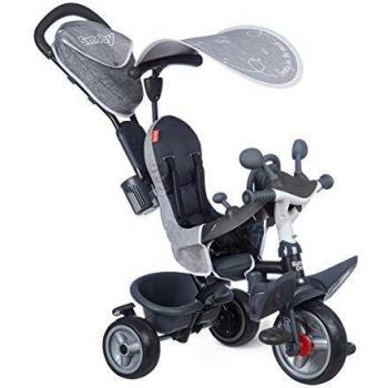Smoby Baby Driver Plus Gray Tricycle