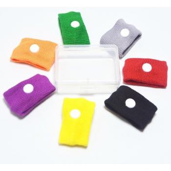 Bracelet anti-nausée pour voyages en voiture, bateau et avion - 1 paire