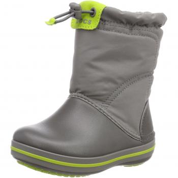 Chaussures d'Hiver Crocs Crocband Lodgepoint pour Enfant, Gris (Smoke/graphite), Taille 22/23 EU