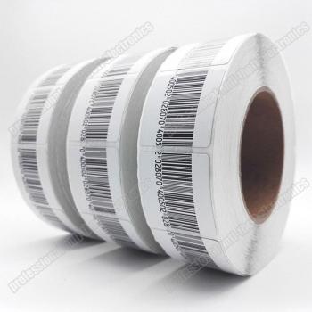 High Sensitivity EAS RF 8.2MHz Soft Label Barcode Stickers - 1000pcs/lot (4x4cm)