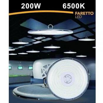 Lámpara LED Industrial Slim 200W UFO Reflector IP65 Luz Fría HE02-200w