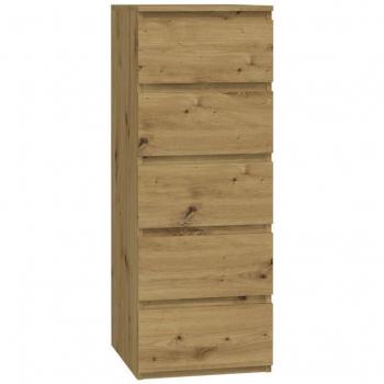 Topeshop Venice 5‑Drawer Handleless Chest